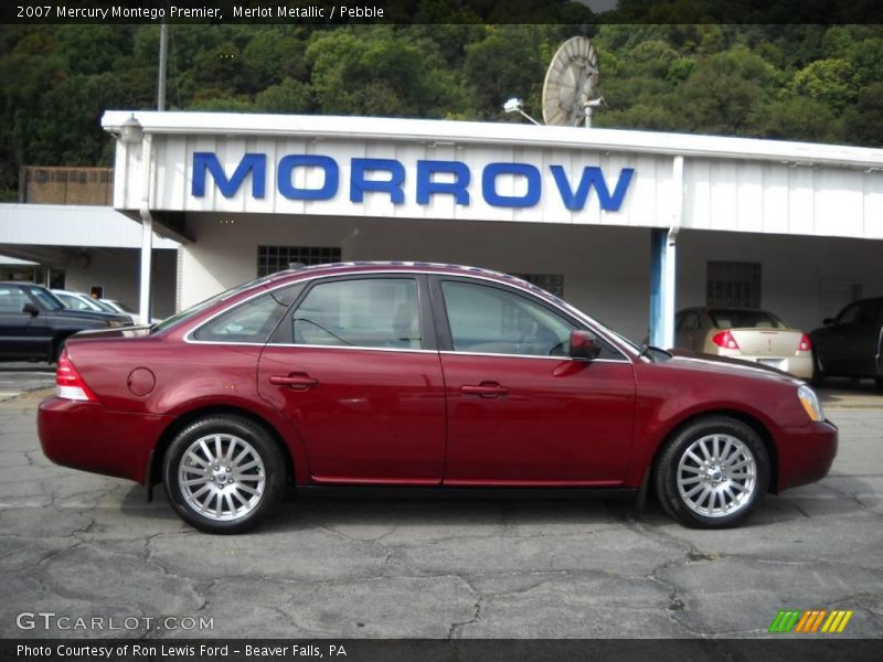 Merlot Metallic / Pebble 2007 Mercury Montego Premier