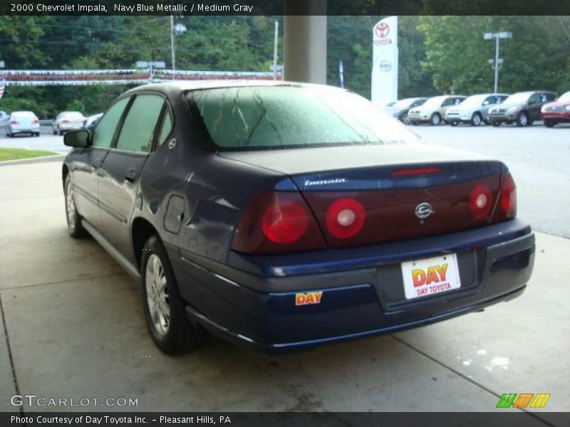 Navy Blue Metallic / Medium Gray 2000 Chevrolet Impala