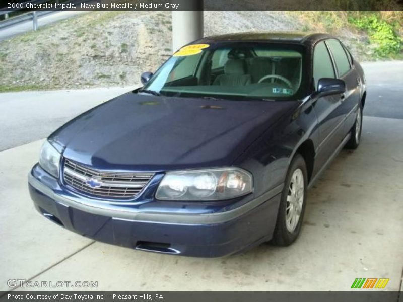 Navy Blue Metallic / Medium Gray 2000 Chevrolet Impala