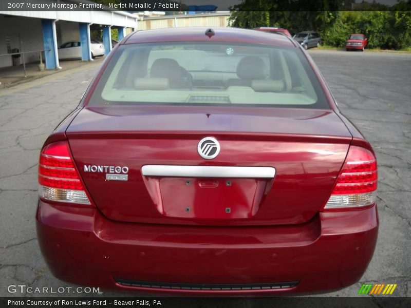 Merlot Metallic / Pebble 2007 Mercury Montego Premier