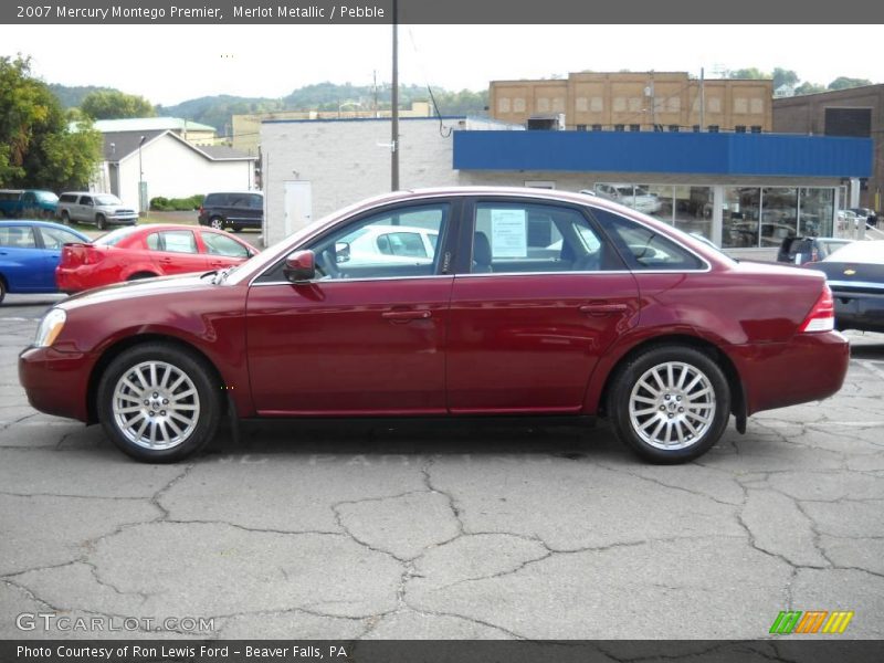 Merlot Metallic / Pebble 2007 Mercury Montego Premier