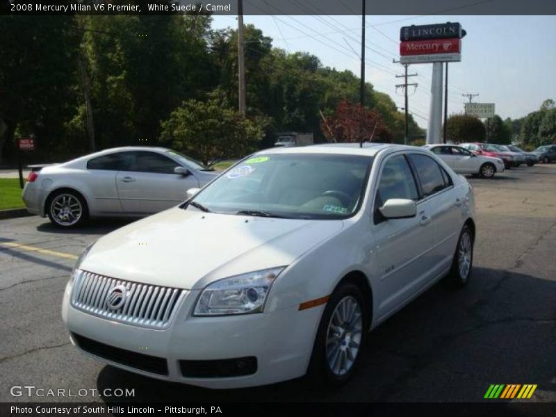 White Suede / Camel 2008 Mercury Milan V6 Premier