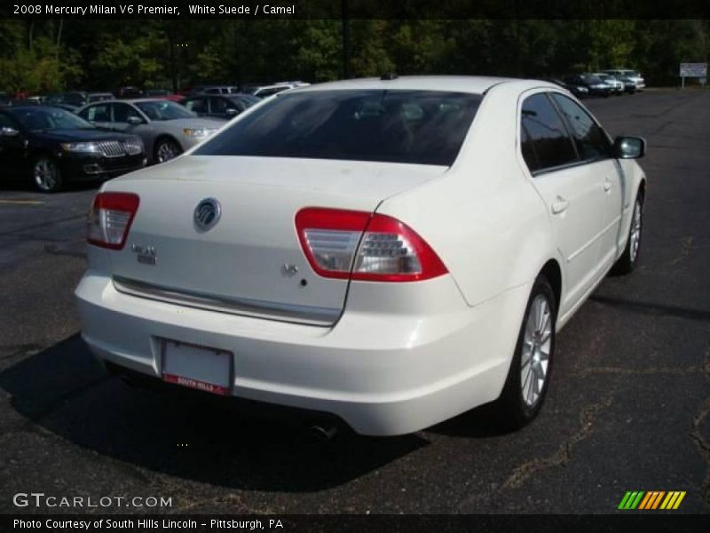 White Suede / Camel 2008 Mercury Milan V6 Premier