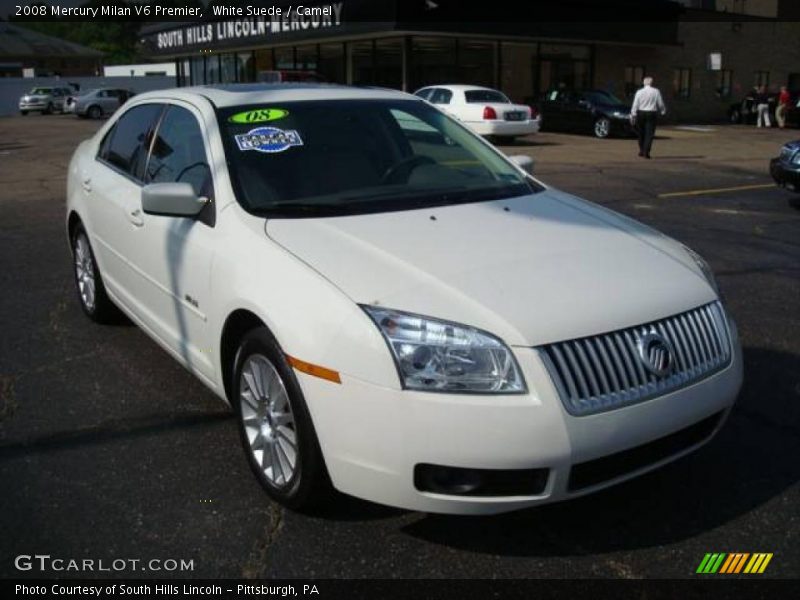 White Suede / Camel 2008 Mercury Milan V6 Premier