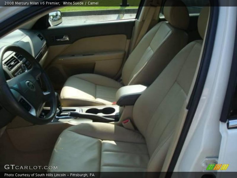 White Suede / Camel 2008 Mercury Milan V6 Premier