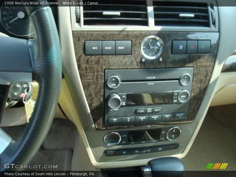 White Suede / Camel 2008 Mercury Milan V6 Premier