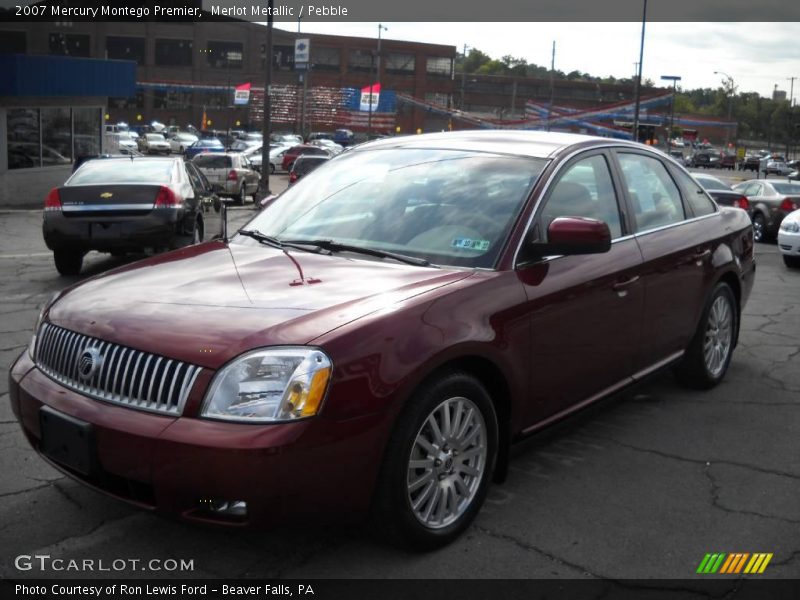 Merlot Metallic / Pebble 2007 Mercury Montego Premier