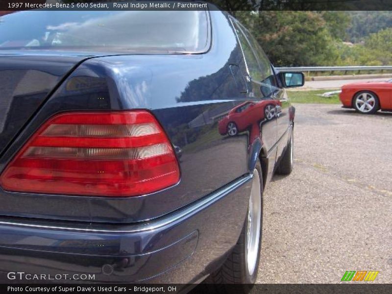 Royal Indigo Metallic / Parchment 1997 Mercedes-Benz S 600 Sedan