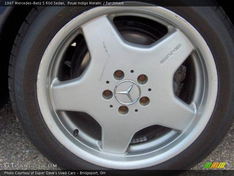 Royal Indigo Metallic / Parchment 1997 Mercedes-Benz S 600 Sedan