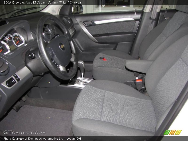 Summit White / Charcoal 2009 Chevrolet Aveo LT Sedan
