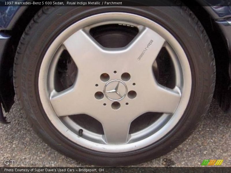 Royal Indigo Metallic / Parchment 1997 Mercedes-Benz S 600 Sedan