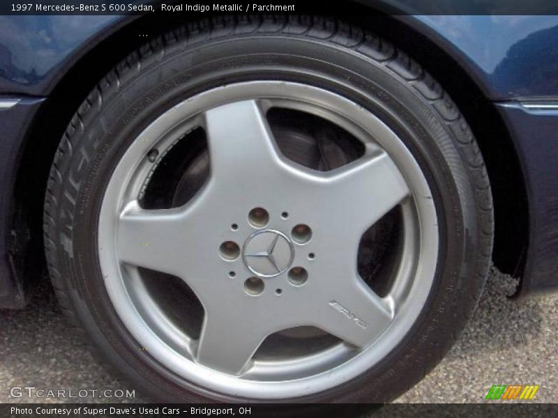 Royal Indigo Metallic / Parchment 1997 Mercedes-Benz S 600 Sedan