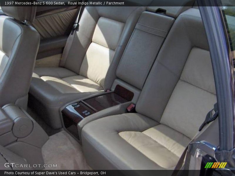 Royal Indigo Metallic / Parchment 1997 Mercedes-Benz S 600 Sedan