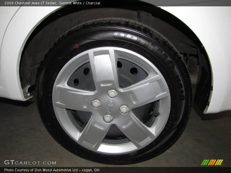 Summit White / Charcoal 2009 Chevrolet Aveo LT Sedan