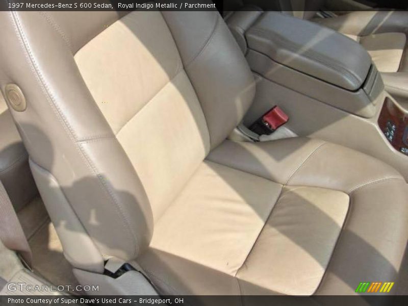 Royal Indigo Metallic / Parchment 1997 Mercedes-Benz S 600 Sedan