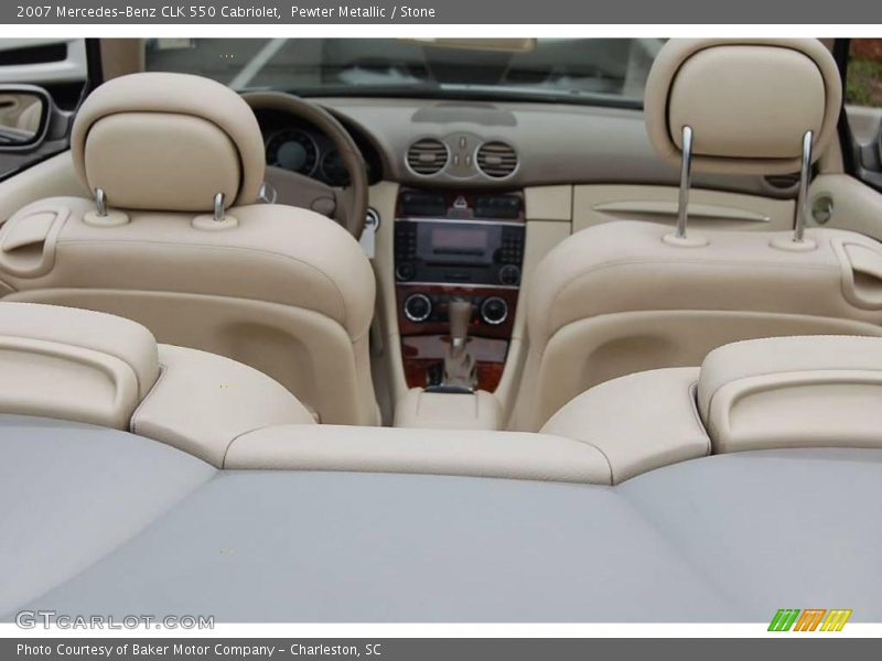 Pewter Metallic / Stone 2007 Mercedes-Benz CLK 550 Cabriolet