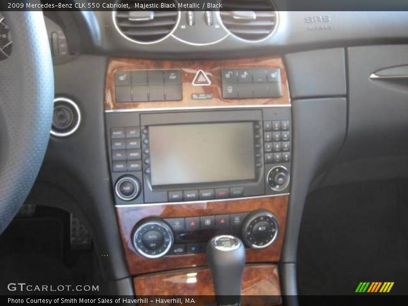 Majestic Black Metallic / Black 2009 Mercedes-Benz CLK 550 Cabriolet