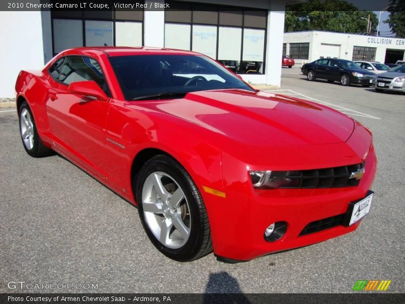 Victory Red / Black 2010 Chevrolet Camaro LT Coupe