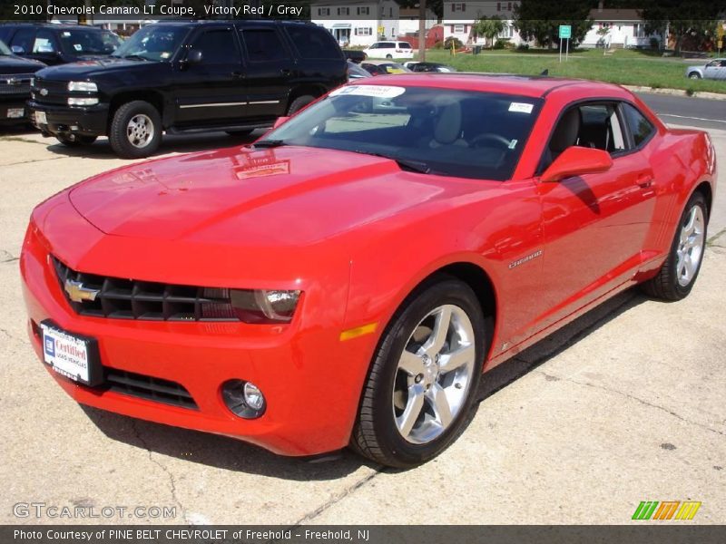 Victory Red / Gray 2010 Chevrolet Camaro LT Coupe