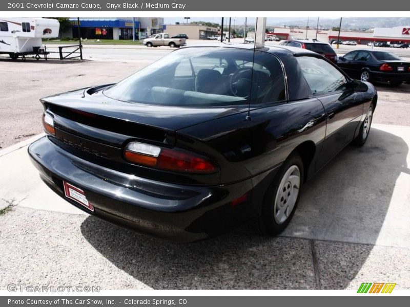 Onyx Black / Medium Gray 2001 Chevrolet Camaro Coupe