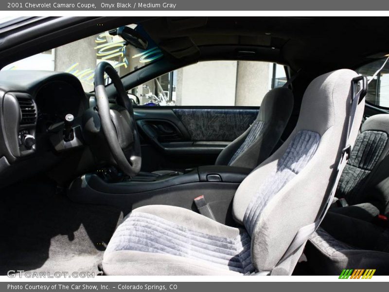 Onyx Black / Medium Gray 2001 Chevrolet Camaro Coupe