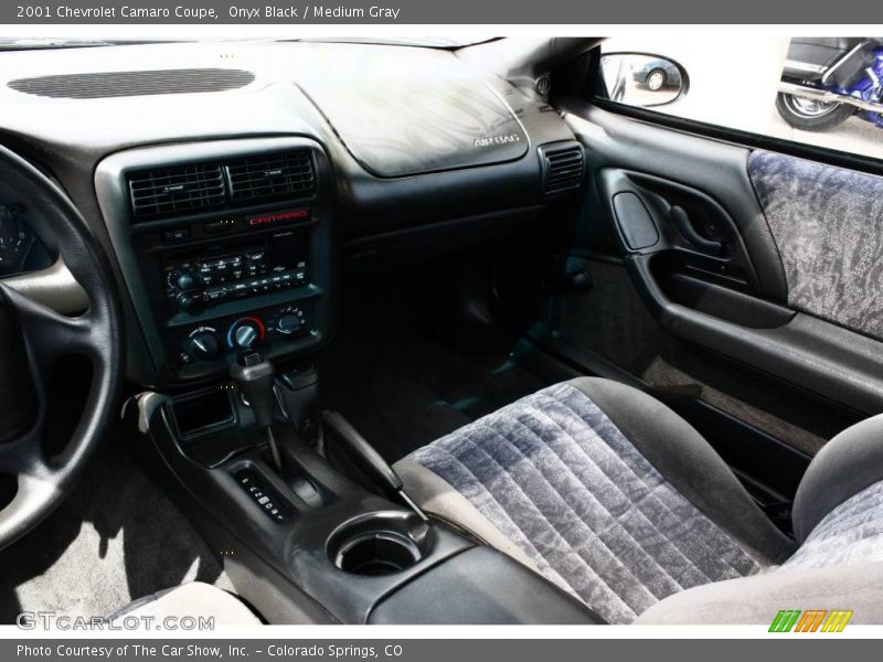 Onyx Black / Medium Gray 2001 Chevrolet Camaro Coupe