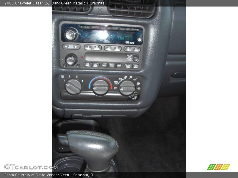 Dark Green Metallic / Graphite 2003 Chevrolet Blazer LS