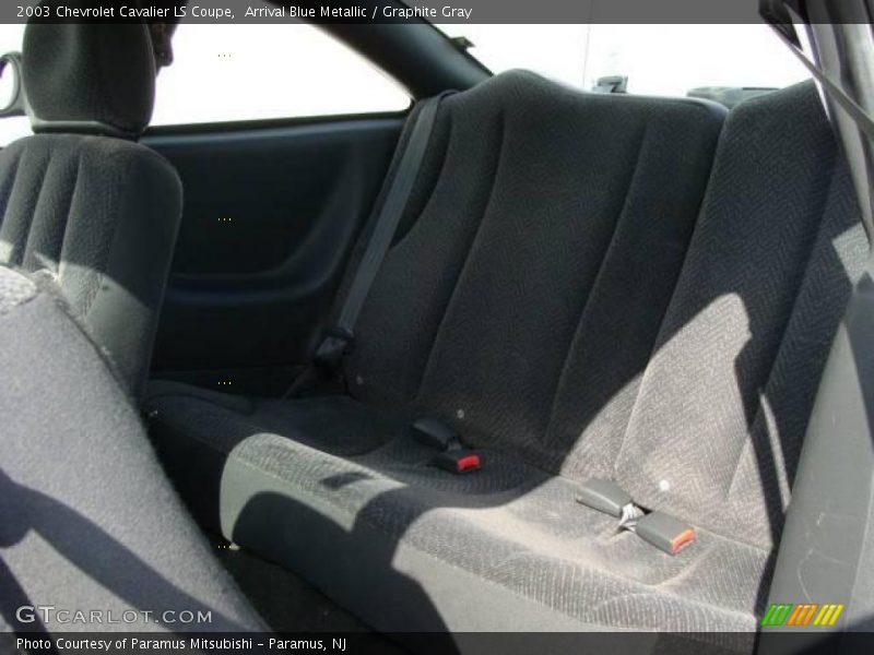 Arrival Blue Metallic / Graphite Gray 2003 Chevrolet Cavalier LS Coupe