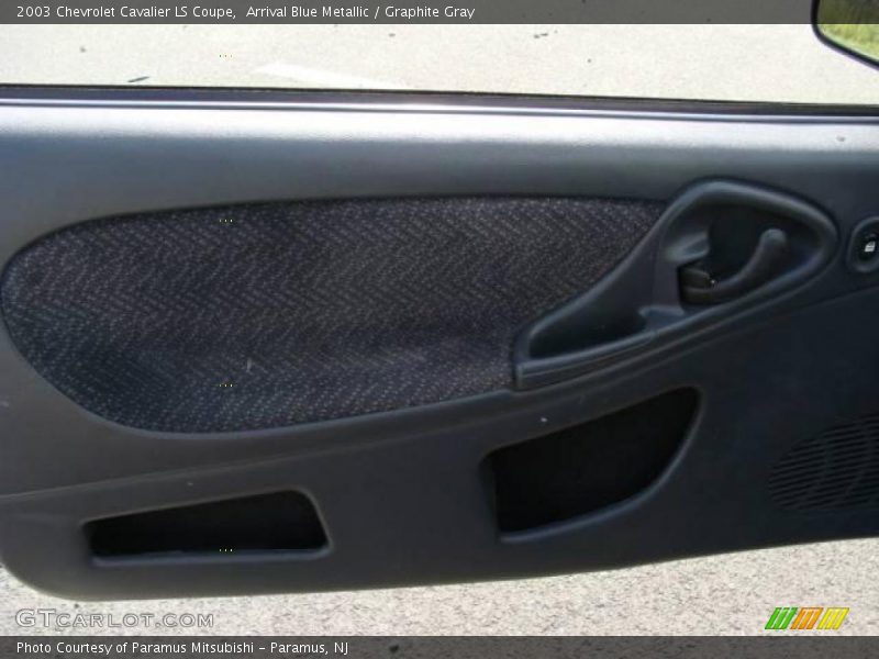 Arrival Blue Metallic / Graphite Gray 2003 Chevrolet Cavalier LS Coupe