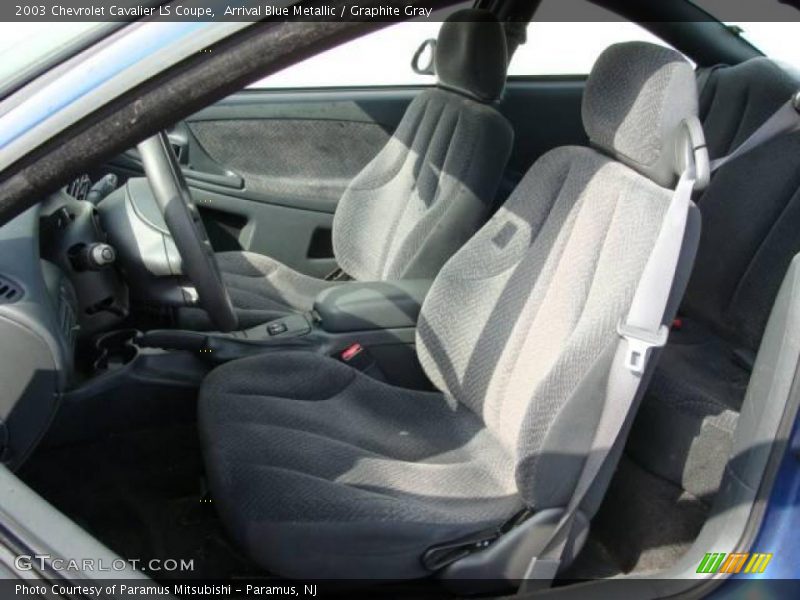 Arrival Blue Metallic / Graphite Gray 2003 Chevrolet Cavalier LS Coupe