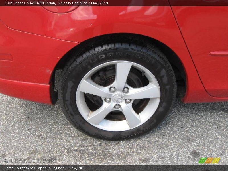 Velocity Red Mica / Black/Red 2005 Mazda MAZDA3 s Sedan