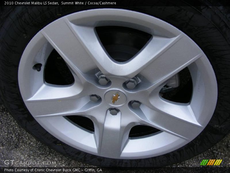 Summit White / Cocoa/Cashmere 2010 Chevrolet Malibu LS Sedan