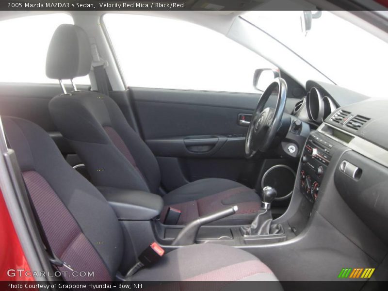Velocity Red Mica / Black/Red 2005 Mazda MAZDA3 s Sedan