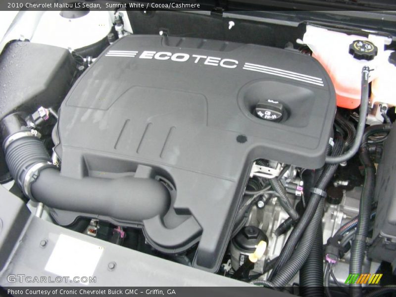 Summit White / Cocoa/Cashmere 2010 Chevrolet Malibu LS Sedan