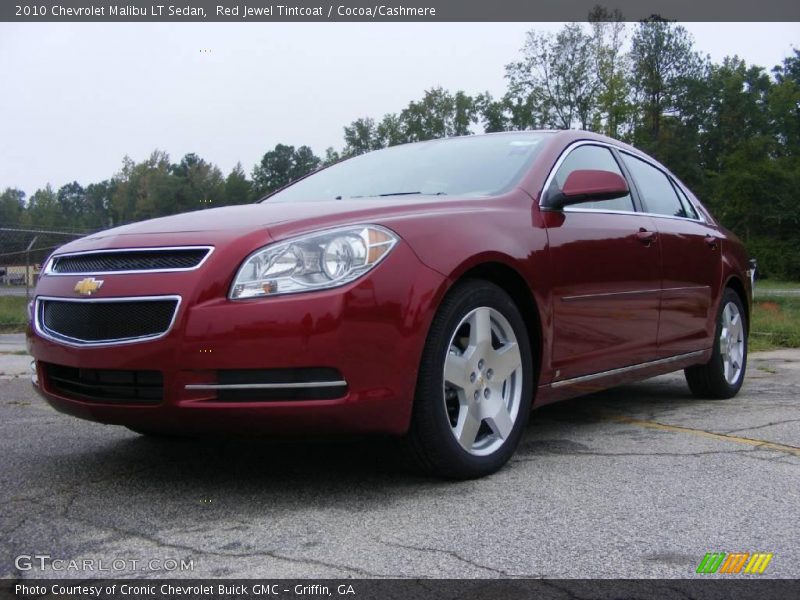 Red Jewel Tintcoat / Cocoa/Cashmere 2010 Chevrolet Malibu LT Sedan