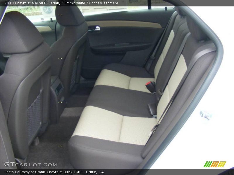 Summit White / Cocoa/Cashmere 2010 Chevrolet Malibu LS Sedan