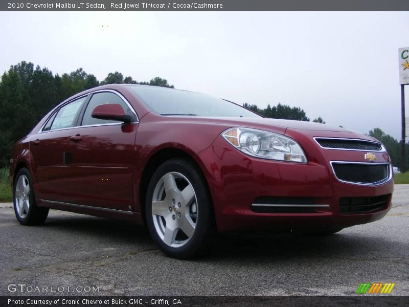 Red Jewel Tintcoat / Cocoa/Cashmere 2010 Chevrolet Malibu LT Sedan