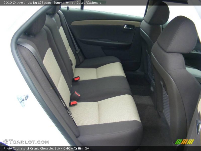 Summit White / Cocoa/Cashmere 2010 Chevrolet Malibu LS Sedan