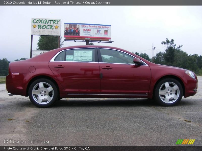 Red Jewel Tintcoat / Cocoa/Cashmere 2010 Chevrolet Malibu LT Sedan