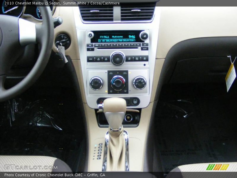 Summit White / Cocoa/Cashmere 2010 Chevrolet Malibu LS Sedan