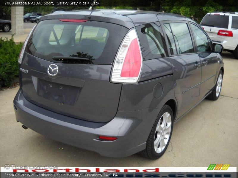 Galaxy Gray Mica / Black 2009 Mazda MAZDA5 Sport