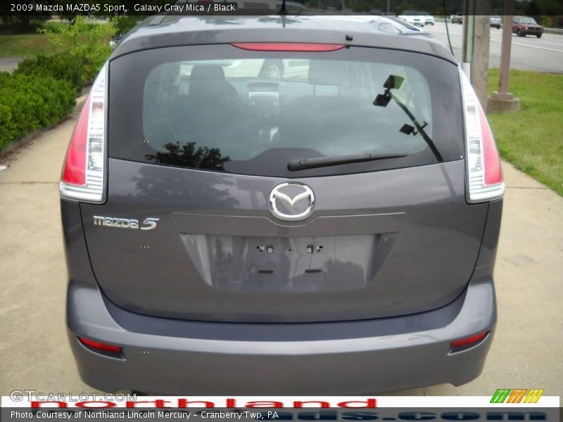Galaxy Gray Mica / Black 2009 Mazda MAZDA5 Sport