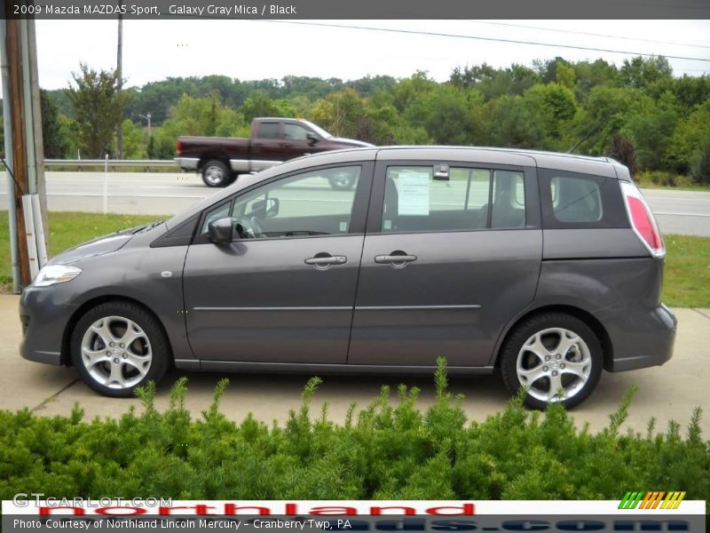 Galaxy Gray Mica / Black 2009 Mazda MAZDA5 Sport