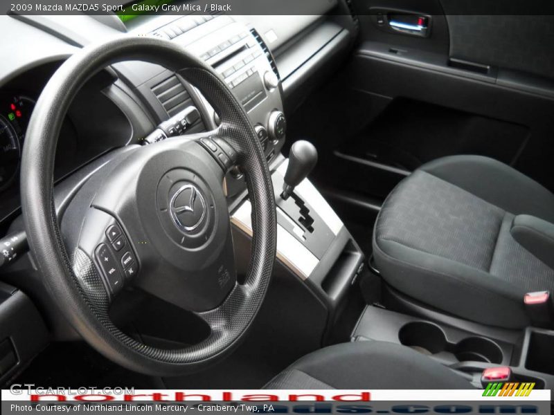 Galaxy Gray Mica / Black 2009 Mazda MAZDA5 Sport