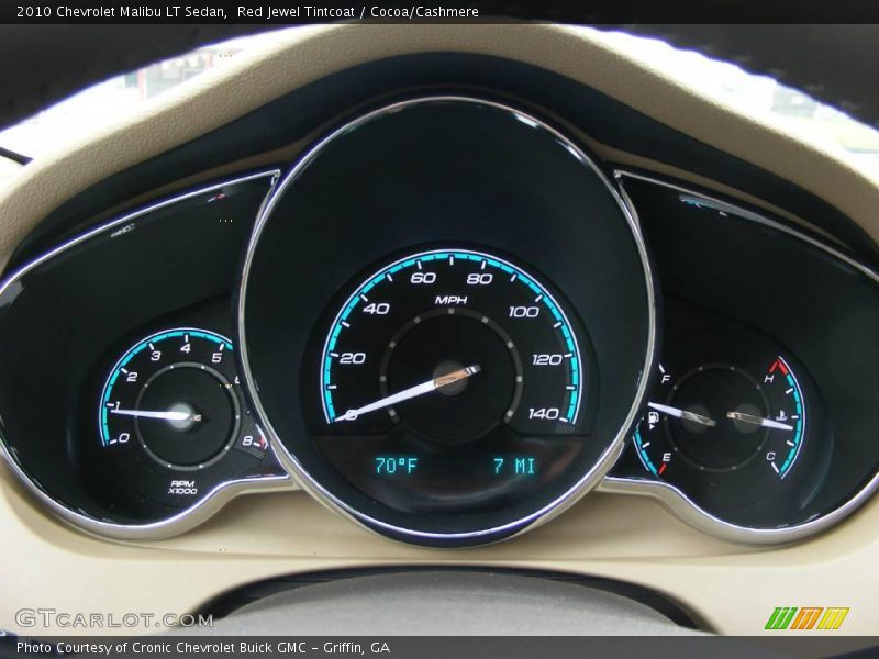 Red Jewel Tintcoat / Cocoa/Cashmere 2010 Chevrolet Malibu LT Sedan