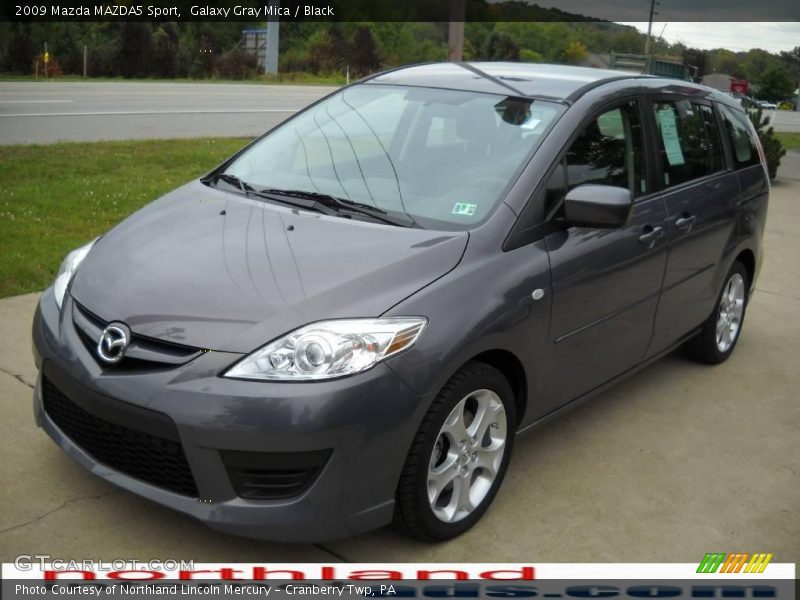 Galaxy Gray Mica / Black 2009 Mazda MAZDA5 Sport