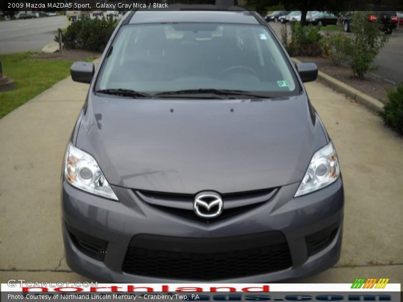 Galaxy Gray Mica / Black 2009 Mazda MAZDA5 Sport