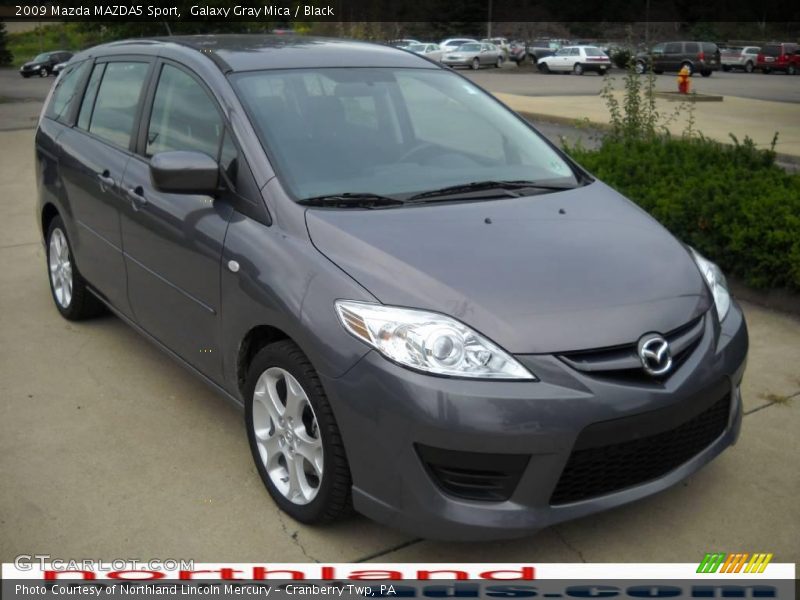 Galaxy Gray Mica / Black 2009 Mazda MAZDA5 Sport