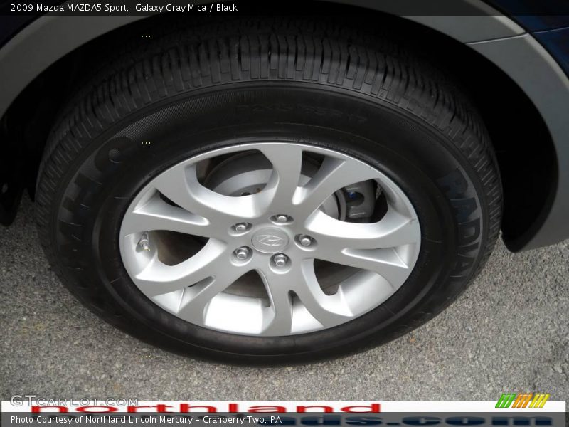 Galaxy Gray Mica / Black 2009 Mazda MAZDA5 Sport