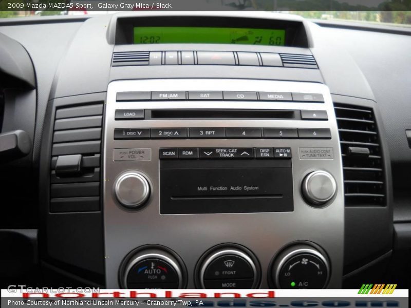 Galaxy Gray Mica / Black 2009 Mazda MAZDA5 Sport